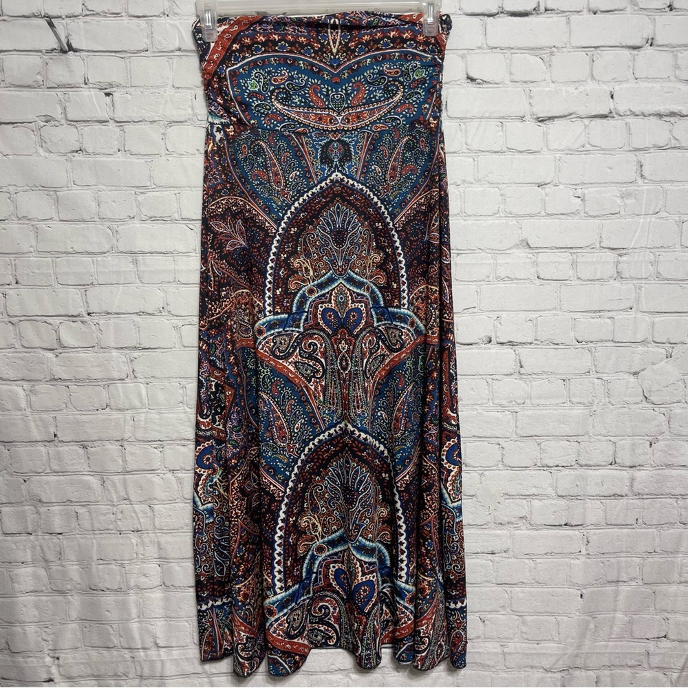 Mely New York Boho Paisley Long Skirt Size S NEW WITH TAGS!